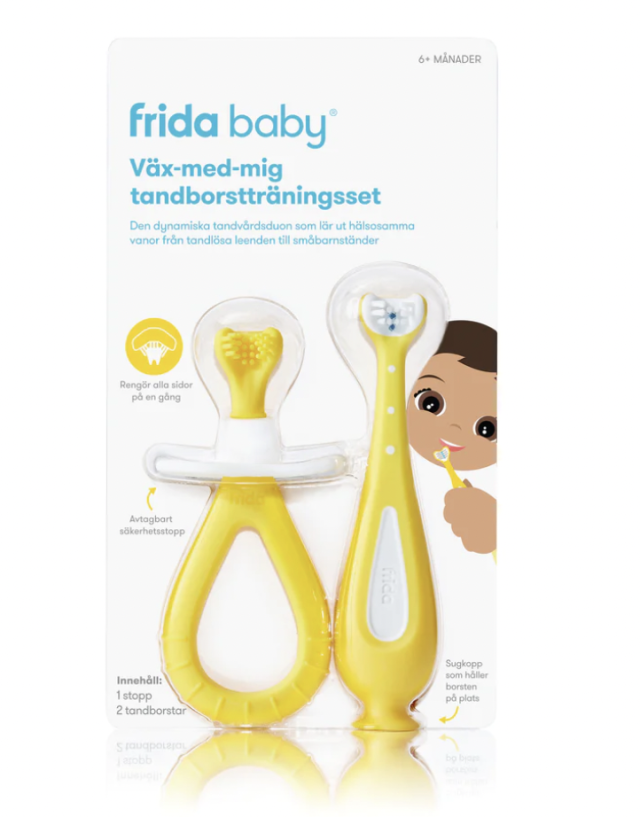 Frida baby tandborste träningsset väx med mig