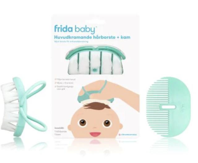 Frida baby hårborste + kam formbar