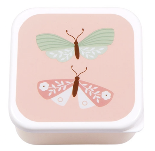 Little lovely company lunch & snackbox butterflies mellan