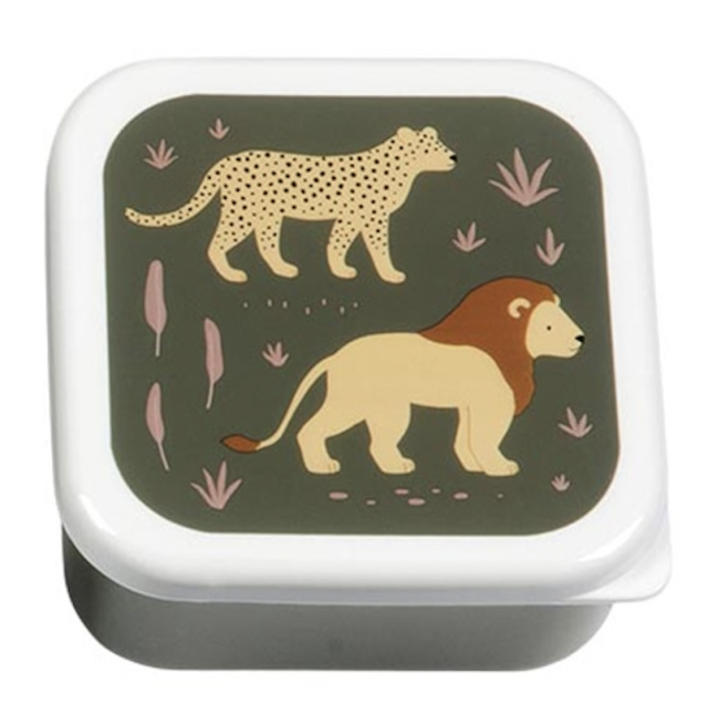 Little lovely company lunch & snackbox savanna liten