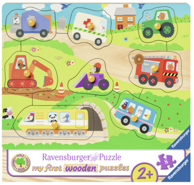 Ravensburger pussel favourite vehicles 8 bitar