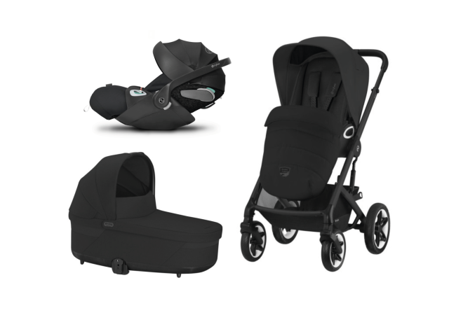 Cybex paket talos s lux inkl liggdel, babyskydd cloud T i-size, adapter