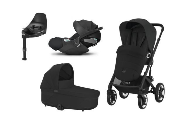 Cybex paket talos s lux inkl liggdel babyskydd cloud T i-size inkl bas, adapter