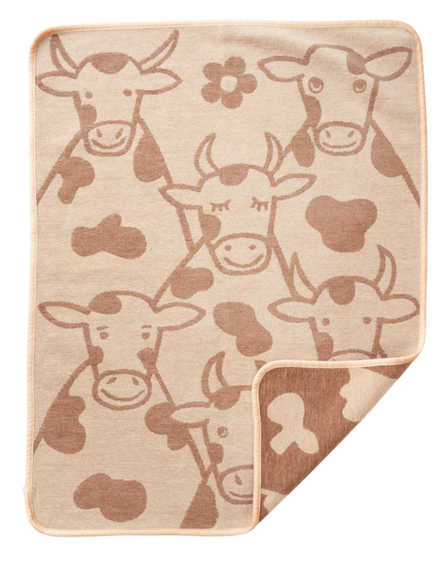 Klippan yllefabrik filt chenille muu beige/brun 70x90 cm