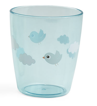 Done by deer glas mini happy clouds green birdee