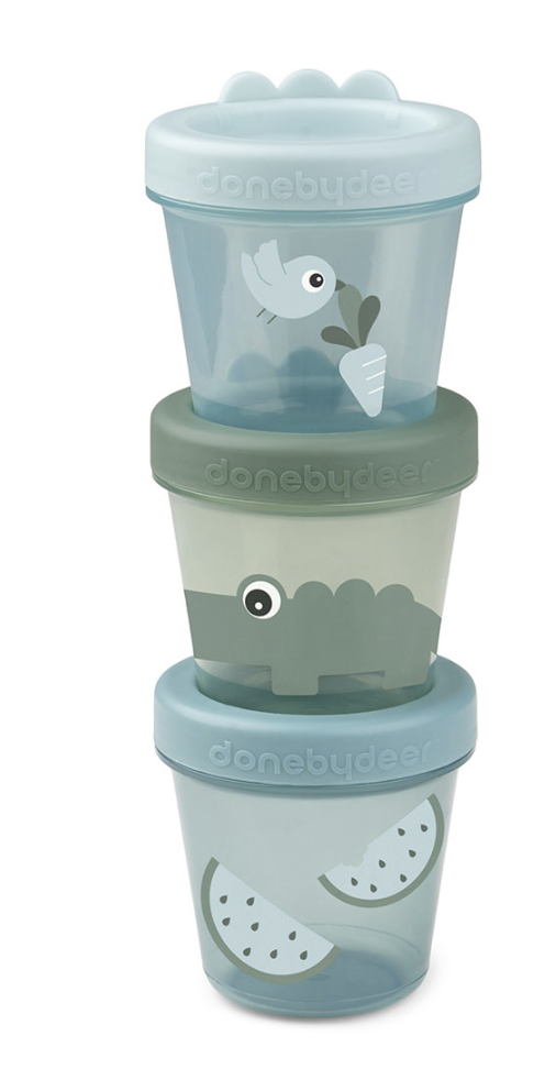 Done by deer food container 3-p green