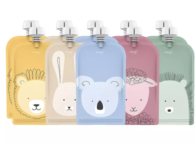 Cherub baby matpåsar animal 5-pack