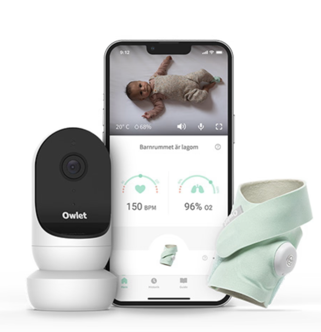 Owlet babyvakt duo with cam 2 mint