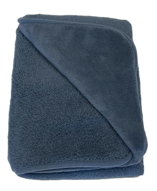 Mini dreams filt fancy teddy pale blue 75x90cm
