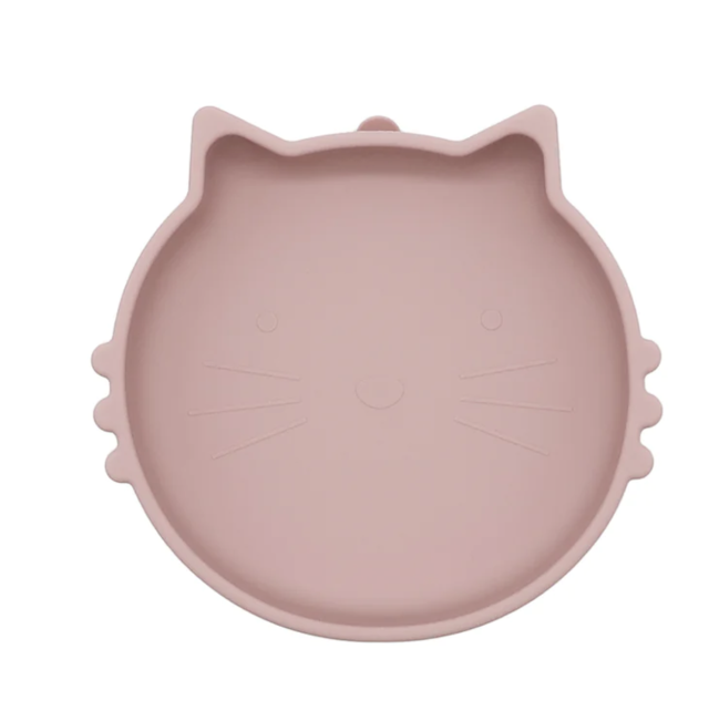 Whally tallrik adam silikon rosa