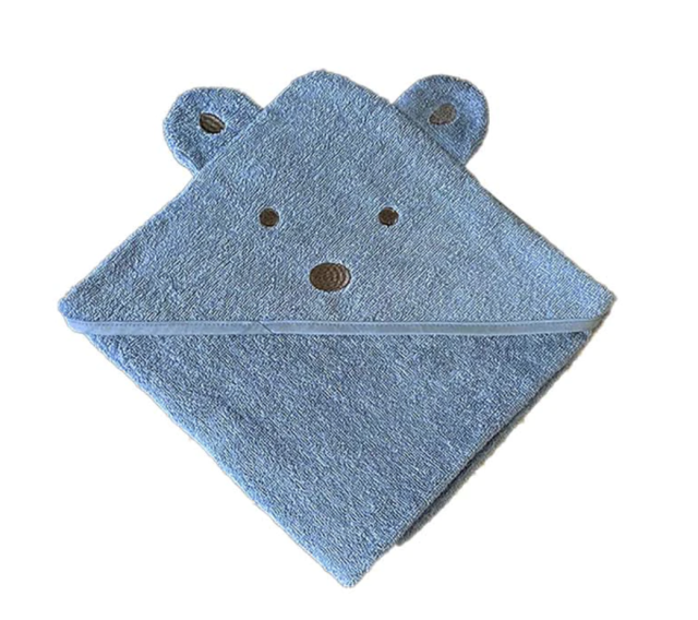 Mini dreams badcape teddy bear dusty blue