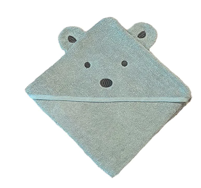 Mini dreams badcape teddy bear green