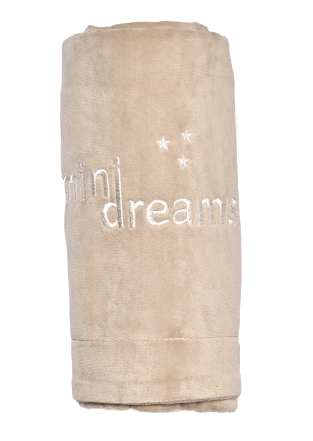 Mini dreams filt soft blanket sand 75x100cm