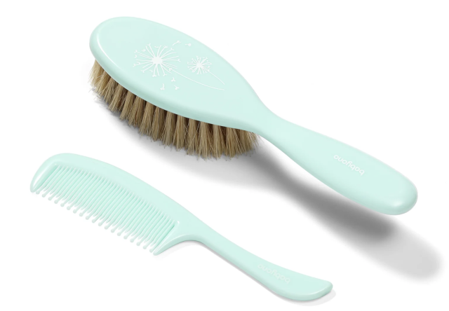 Babyono kam och borste natural mint