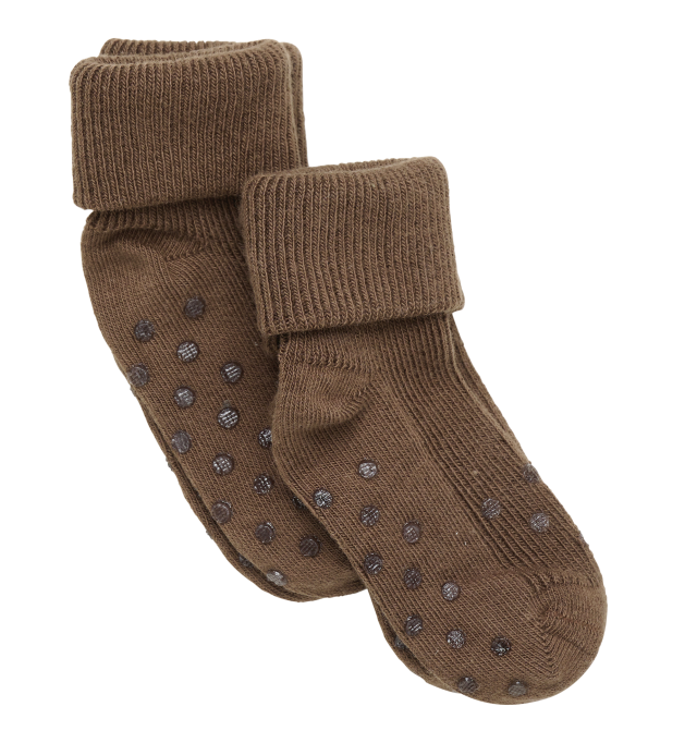 Minymo strumpor med halkskydd coffee liquer 2-pack
