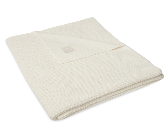Jollein filt basic knit ivory 75x100cm
