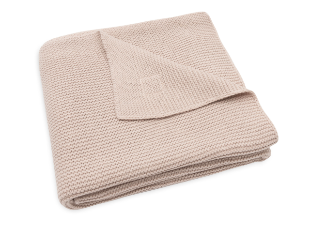 Jollein filt basic knit wild rose 75x100cm