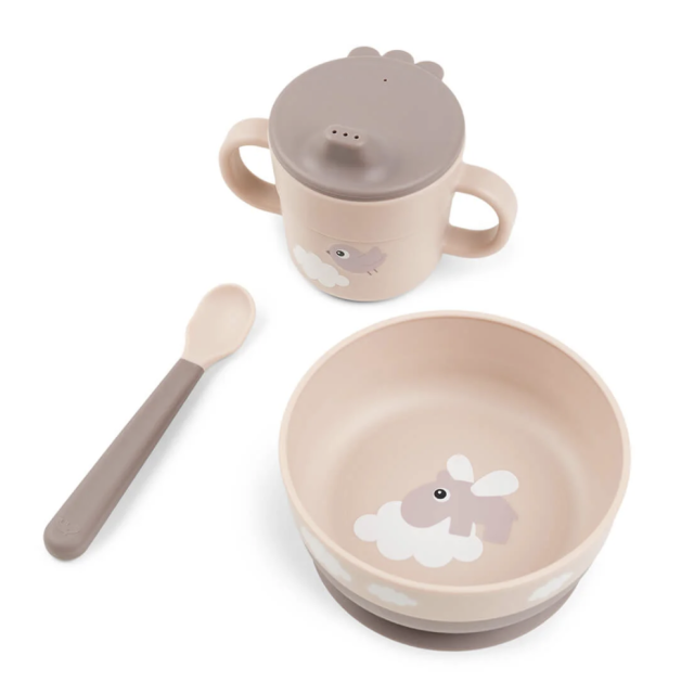 Done by deer servis foodie first meal set happy clouds powder