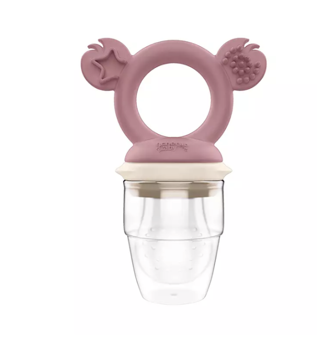 Cherub baby food feeder silikon dusty rose/sand