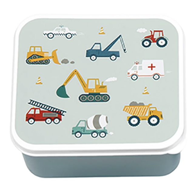 Little lovely company lunch & snackbox vehicles stor