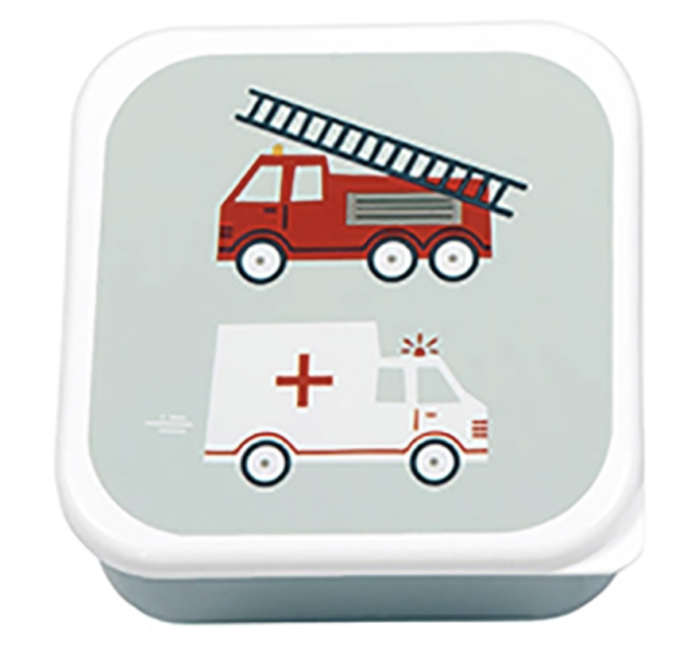 Little lovely company lunch & snackbox vehicles mellan