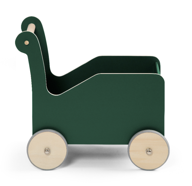 Sebra gåvagn bottle green