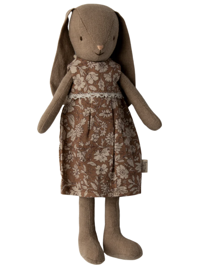 Maileg bunny size 2 brown dress