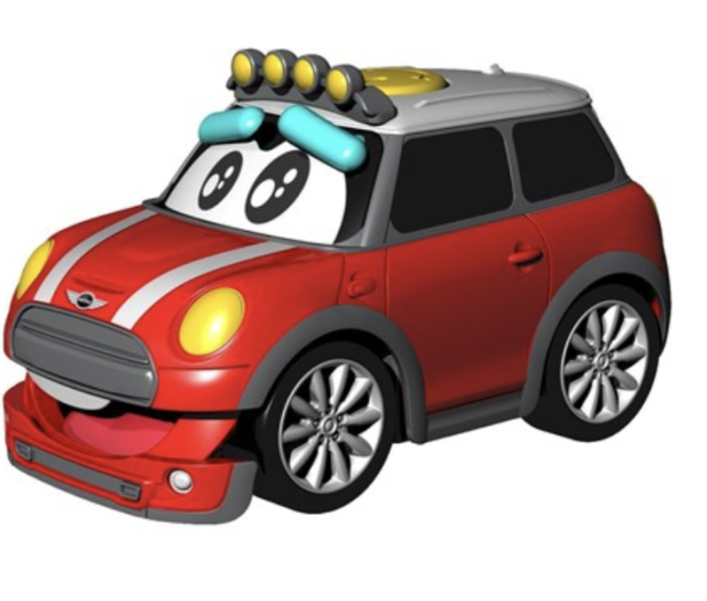 BB junior mini cooper röd