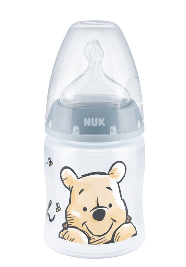 Nuk nappflaska first choice+ silikon 150ml winnie the pooh blå