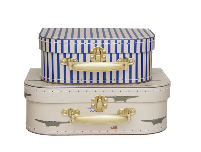 Oyoy mini väska stripes beige/blue OBS! Endast 1 väska