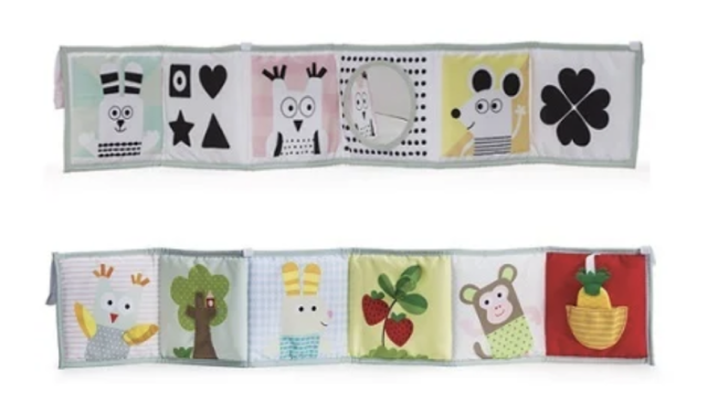 Taf toys aktivitetsbok baby book