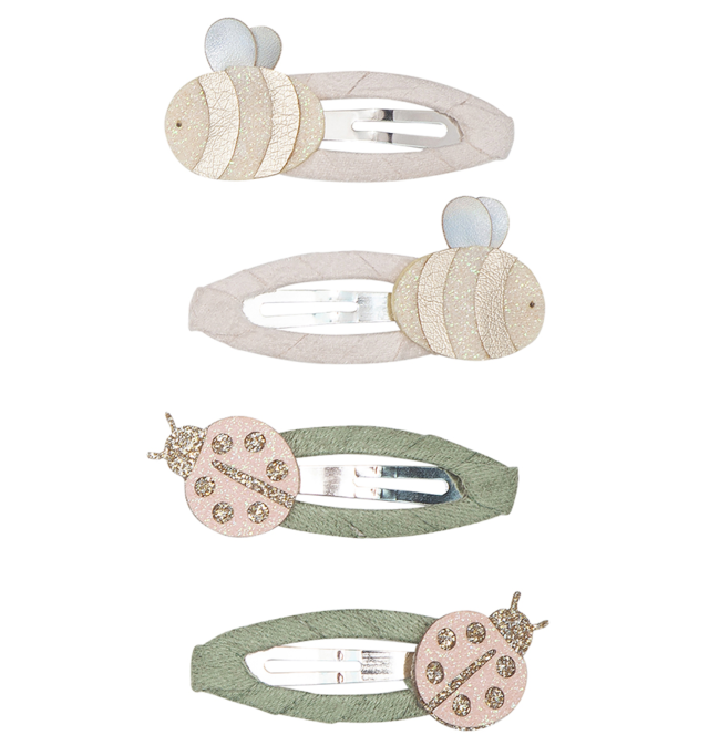 Mimi & lula hårspänne bi & nyckelpiga 4-pack