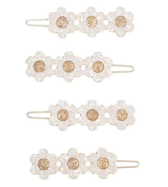 Mimi & lula hårspänne daisy enamel prairie girl 4-pack