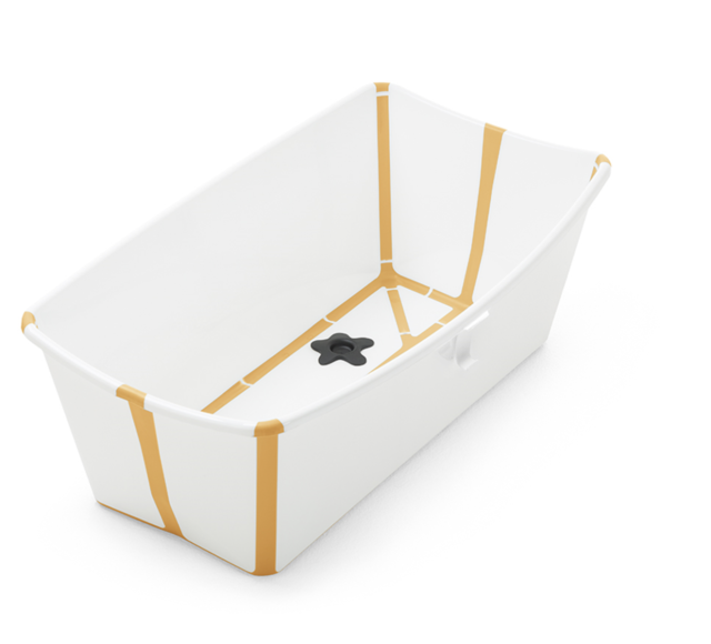 Stokke flexi bath badbalja white yellow
