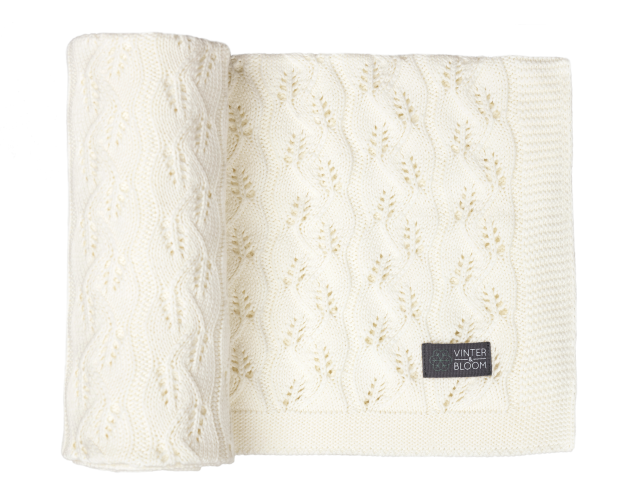 Vinter & bloom filt moment eko warm white 100x80cm