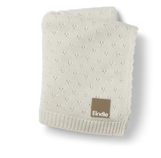 Elodie details filt pointelle creamy white 75x100cm