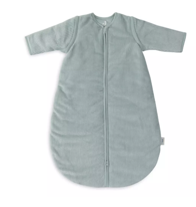 Jollein sovpåse rib med avtagbara ärmar 70cm sea green TOG 3/2