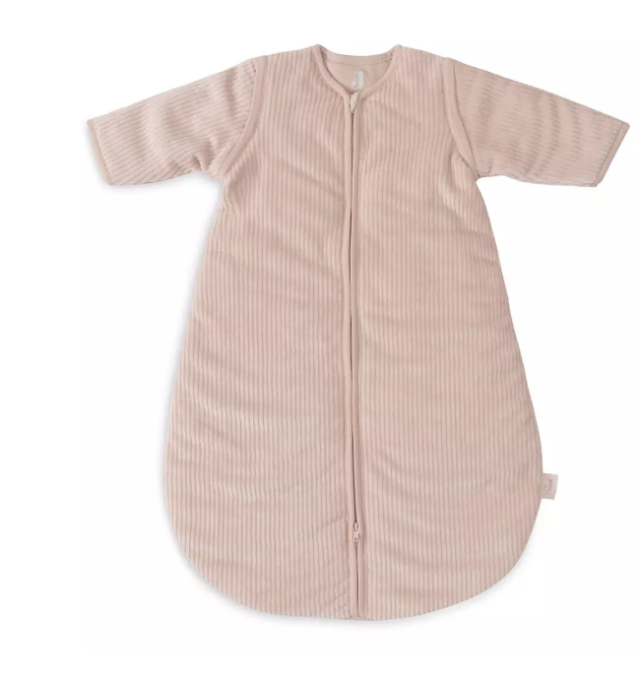 Jollein sovpåse rib med avtagbara ärmar 70cm wild rose TOG 3/2
