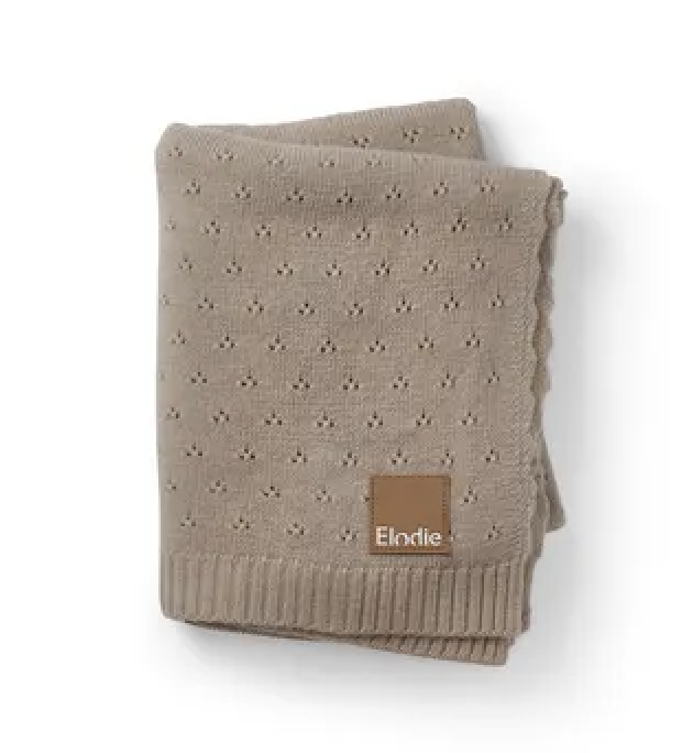 Elodie details filt pointelle tender taupe 75x100cm