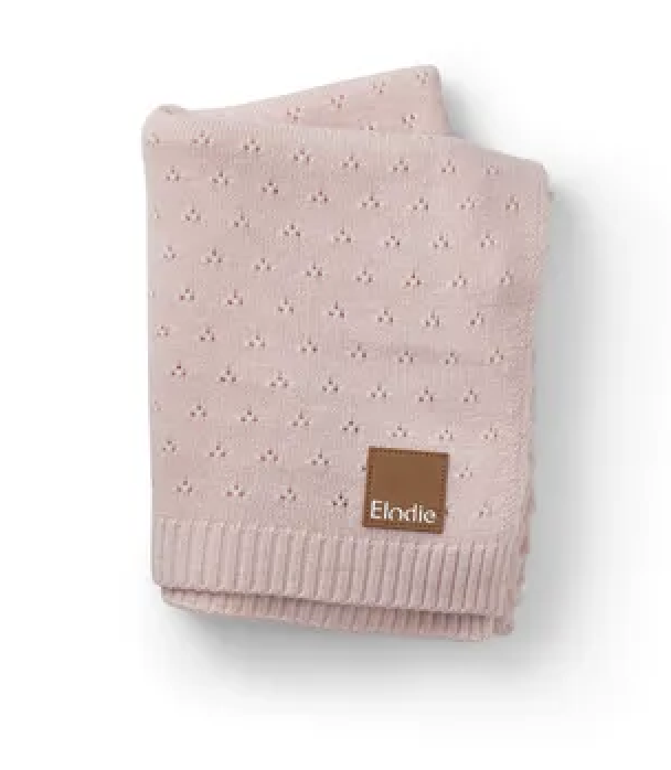 Elodie details filt pointelle misty pink 75x100cm