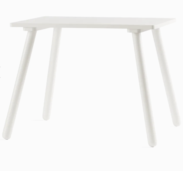 Star barnbord vit