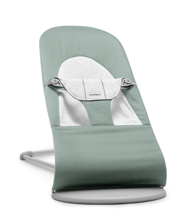 Babybjörn babysitter balance soft vävd/jersey grågrön/grå