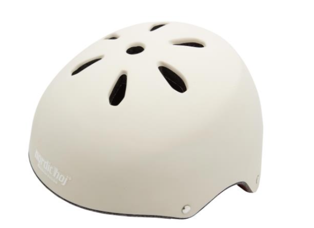 Nordic hoj cykel/skatehjälm ljusbeige