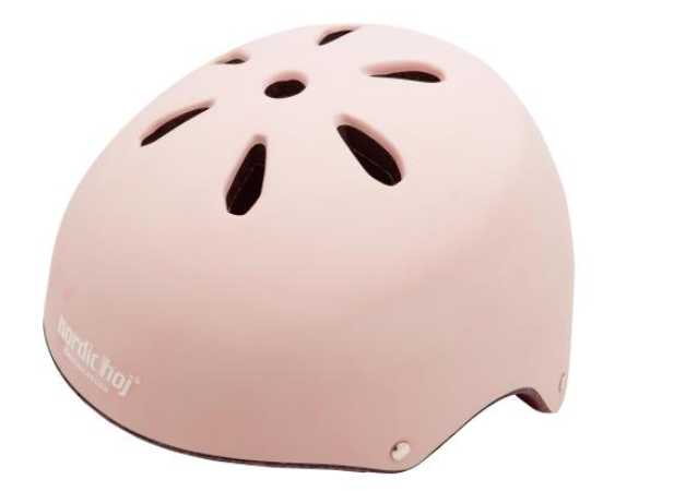 Nordic hoj cykel/skatehjälm rosa