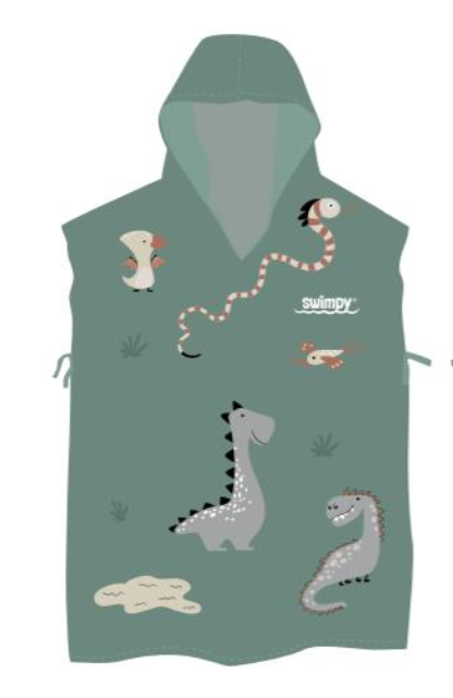 Swimpy badponcho dino