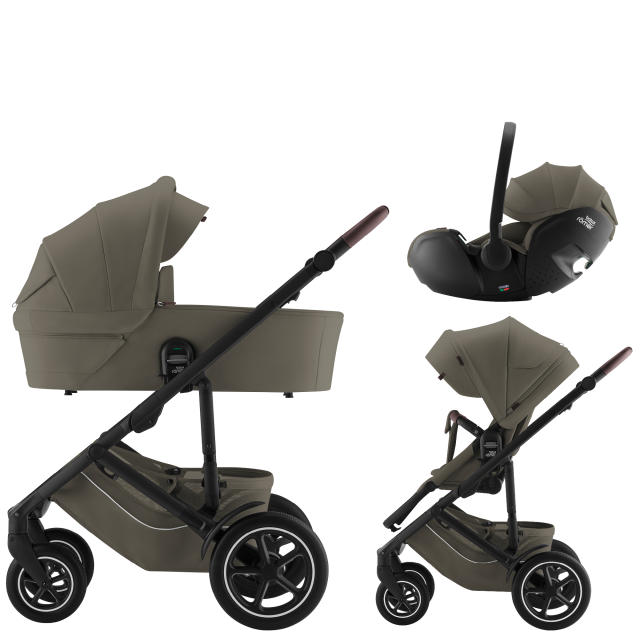 Britax smile 5z paket duovagn inkl babyskydd baby-safe pro LUX 