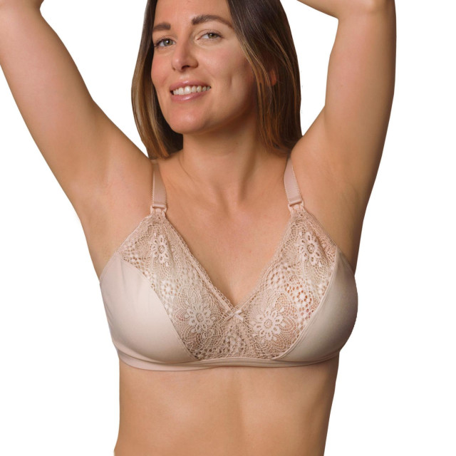 Carriwell amningsbh soft as silk beige