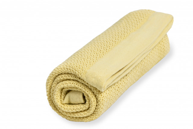 Vinter & bloom filt soft grid eko gallerfilt spring yellow 100x75cm