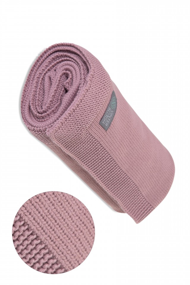 Vinter & bloom filt love eko soft pink 100x80cm