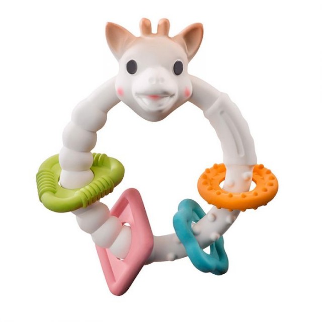 Sophie la girafe bitring so pure färgglad